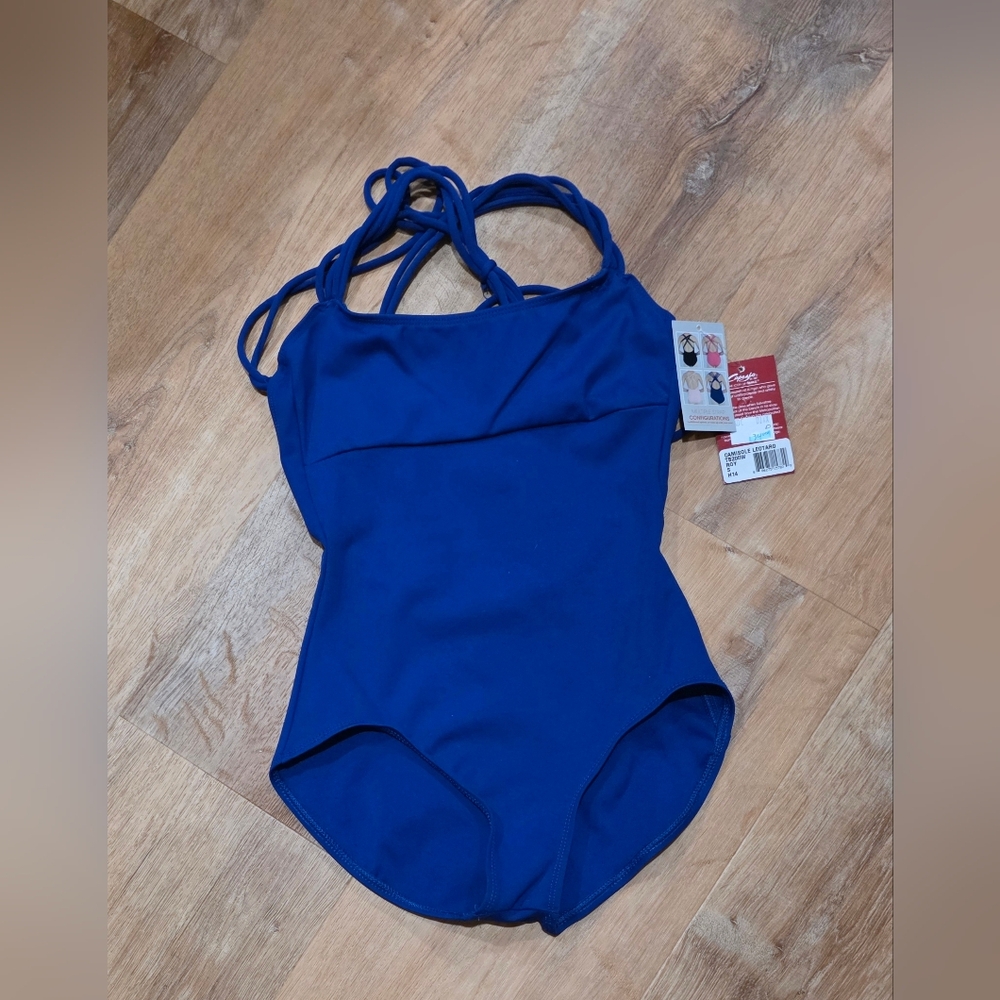 Capezio Royal Blue Spotlight Camisole Leotard - S (018)